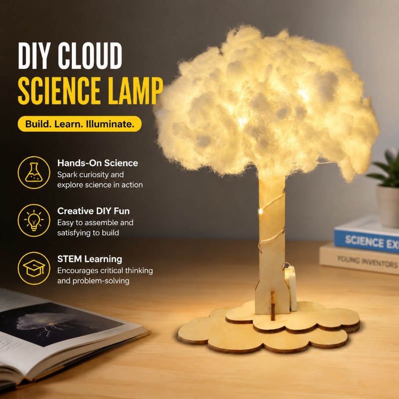 Science Project Toys Making - DIY 구름 램프 과학 실험 키트