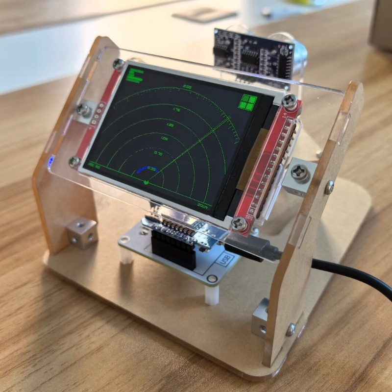 Science Project Toys Making - Arduino/STM32용 초음파 레이더 스캐닝 모듈, STEM