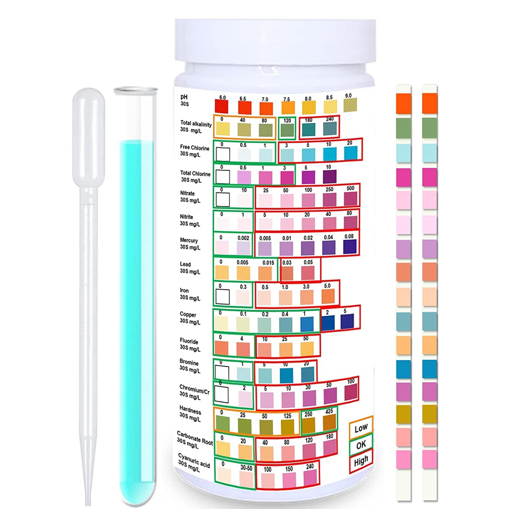 Ph Strip Test - 가정용 식수용 물 테스트 스트립, EPA