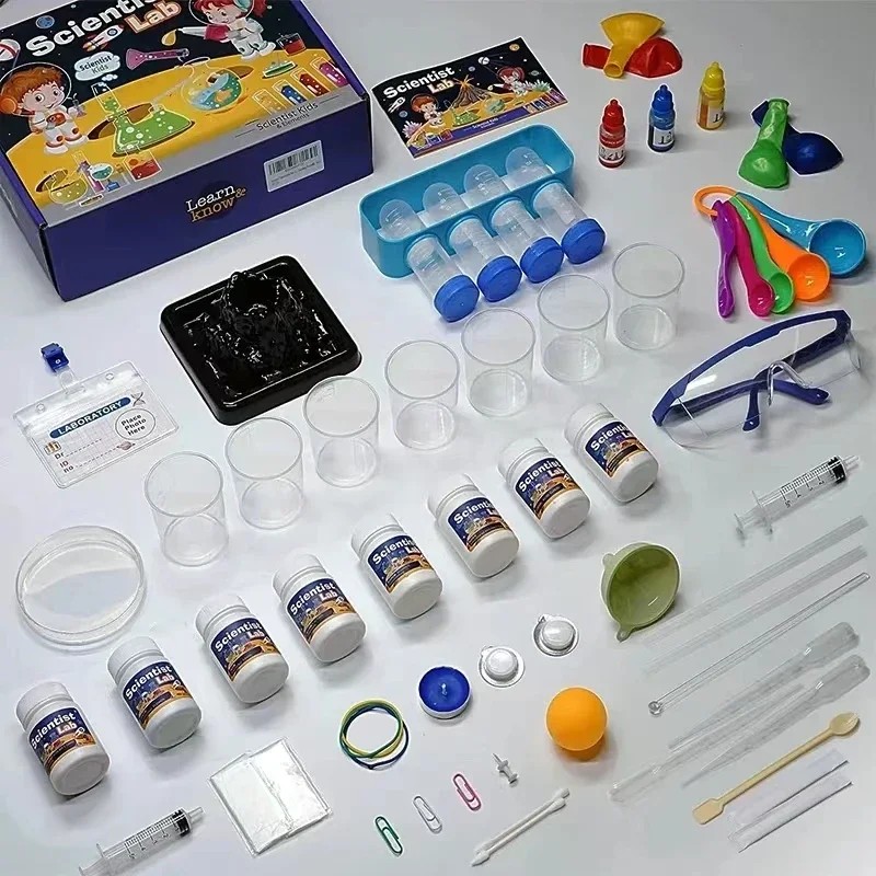 Chemistry Set Beginner - 몬테소리 장난감 세트, 어린이 과학 실험실,