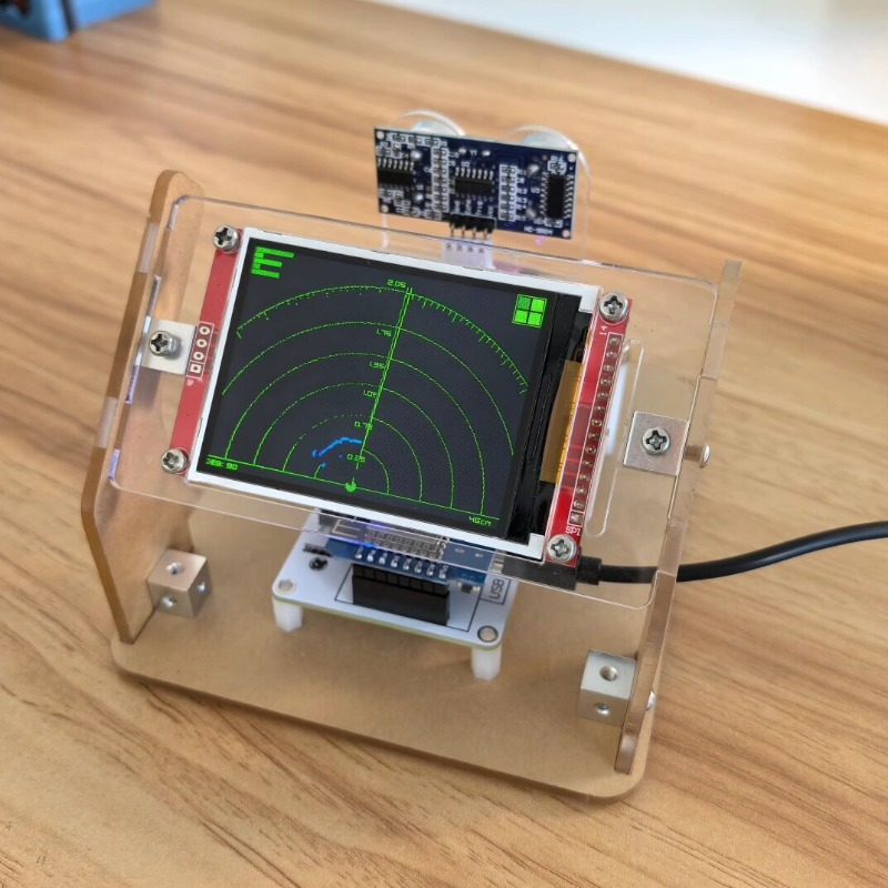 Arduino/STM32용 초음파 레이더 스캐닝 모듈, - Science Project Toys Making 리뷰 및 가격