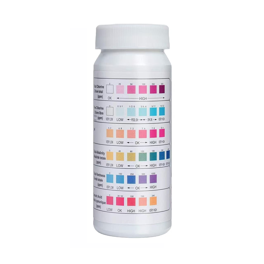 50pcs/병 다목적 6 in 1 염소 PH 테스트 스 - Ph Strip Test 리뷰 및 가격