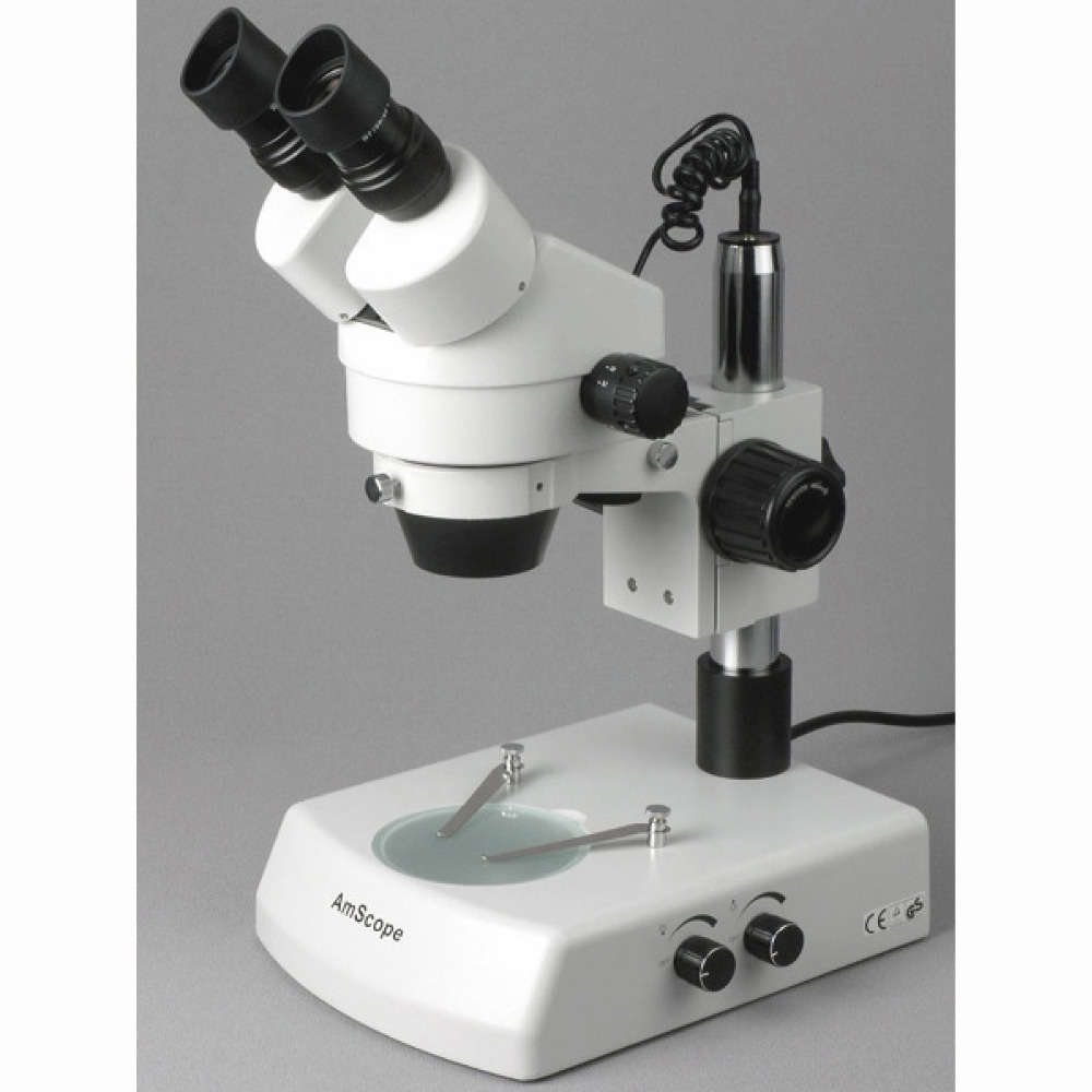 쌍안 입체 줌 현미경--AmScope 7X-45X 쌍안 - Amscope Microscope Stereo 7X-45X 리뷰 및 가격
