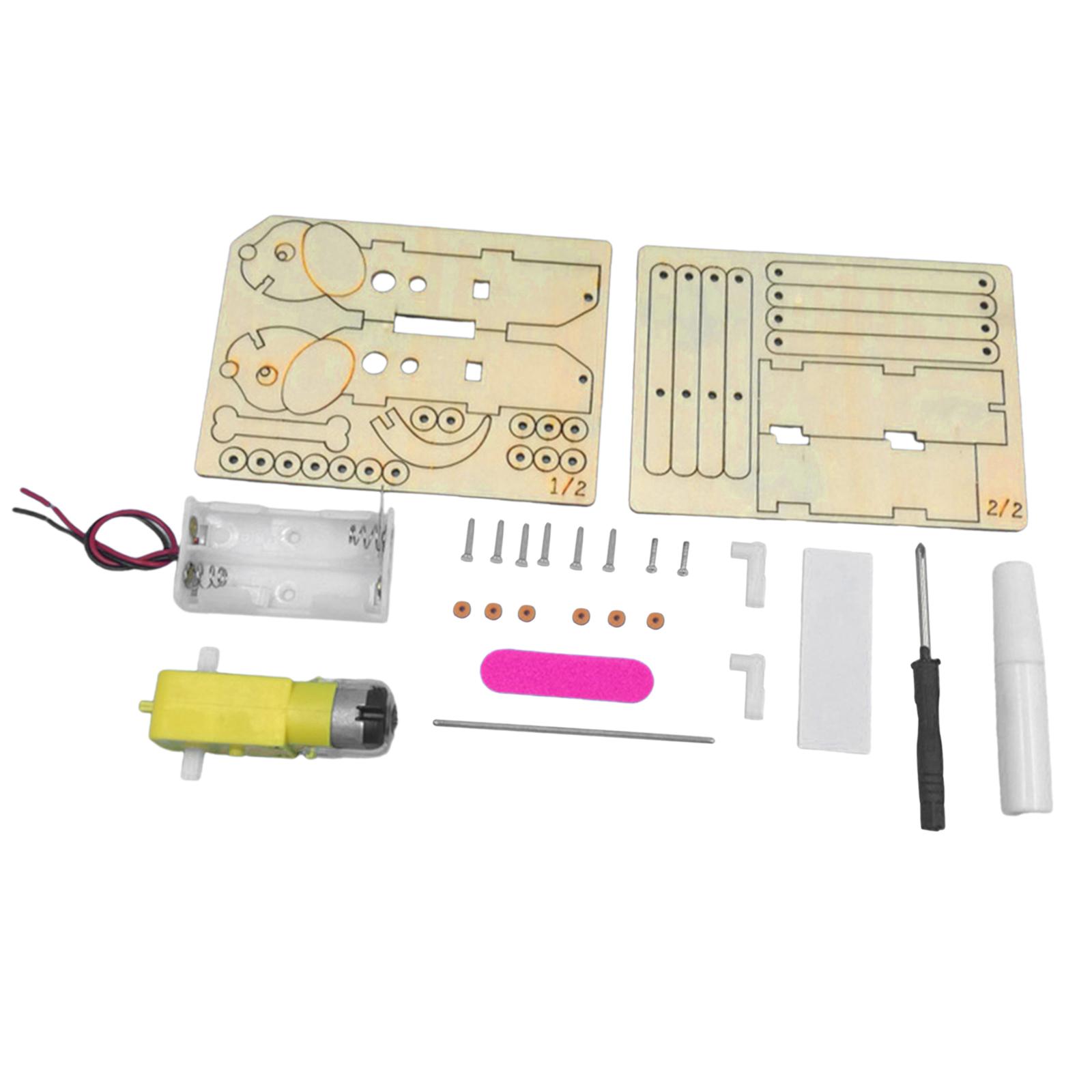 DIY 나무 모형 세트 과학 키트, 기계식 개 만들기, - Science Project Toys Making 리뷰 및 가격