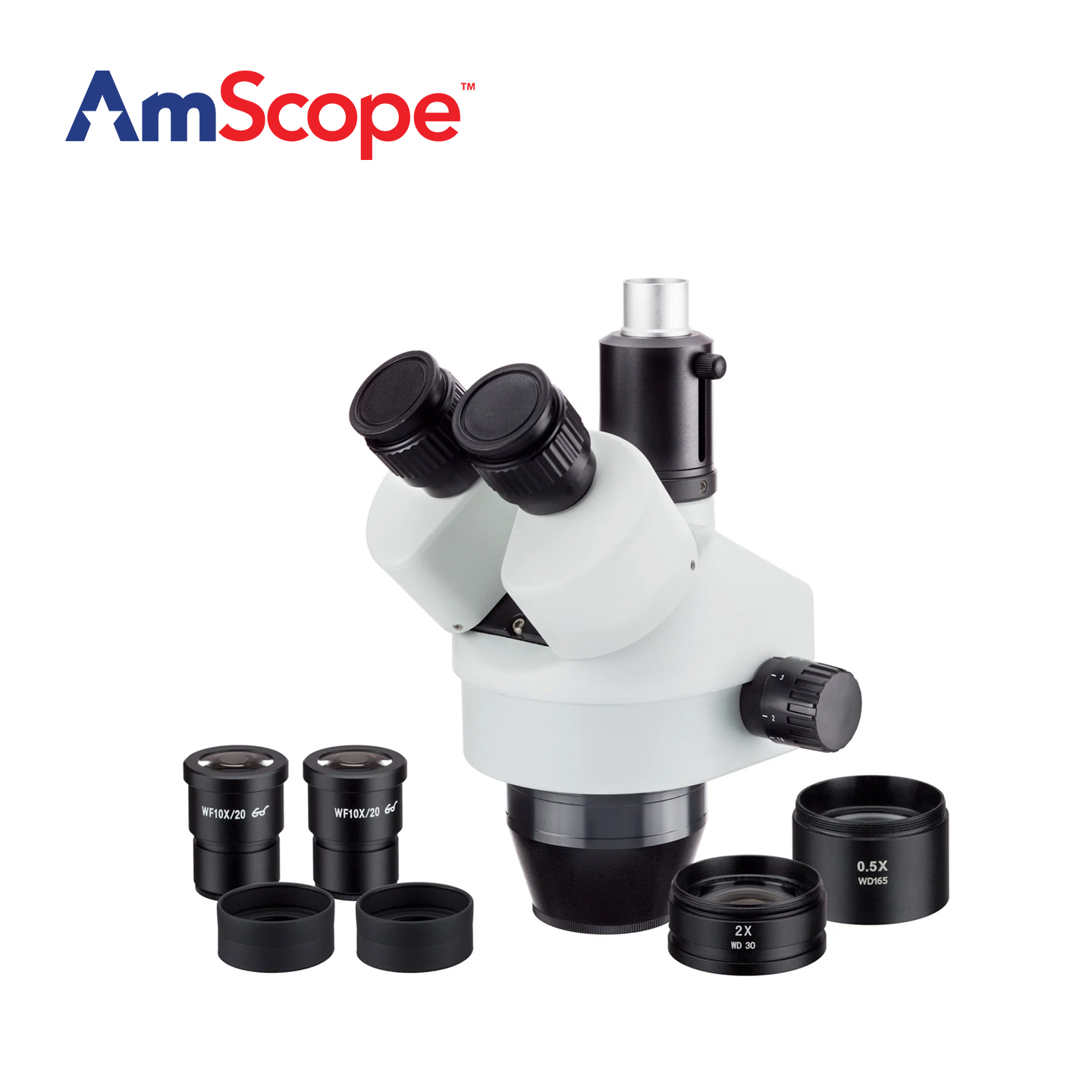 AmScope 7X-45X 배율 삼안 줌 스테레오 현미 - Amscope Microscope Stereo 7X-45X 리뷰 및 가격