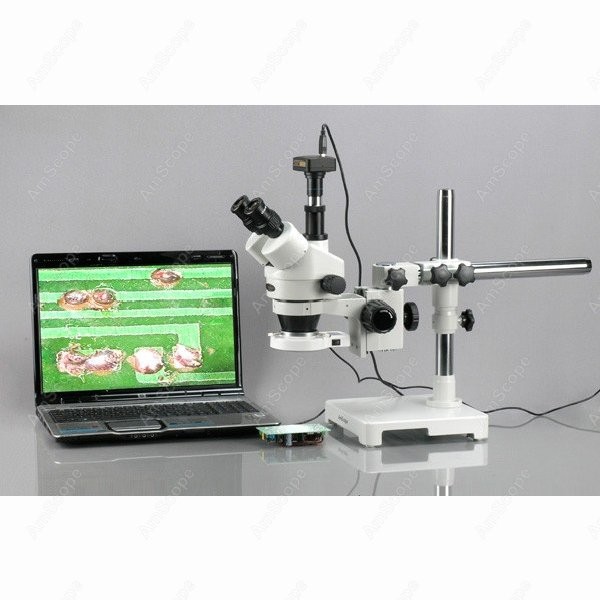 AmScope SM-3T 삼안 줌 LED 스테레오 현미 - Amscope Microscope Stereo 7X-45X 리뷰 및 가격