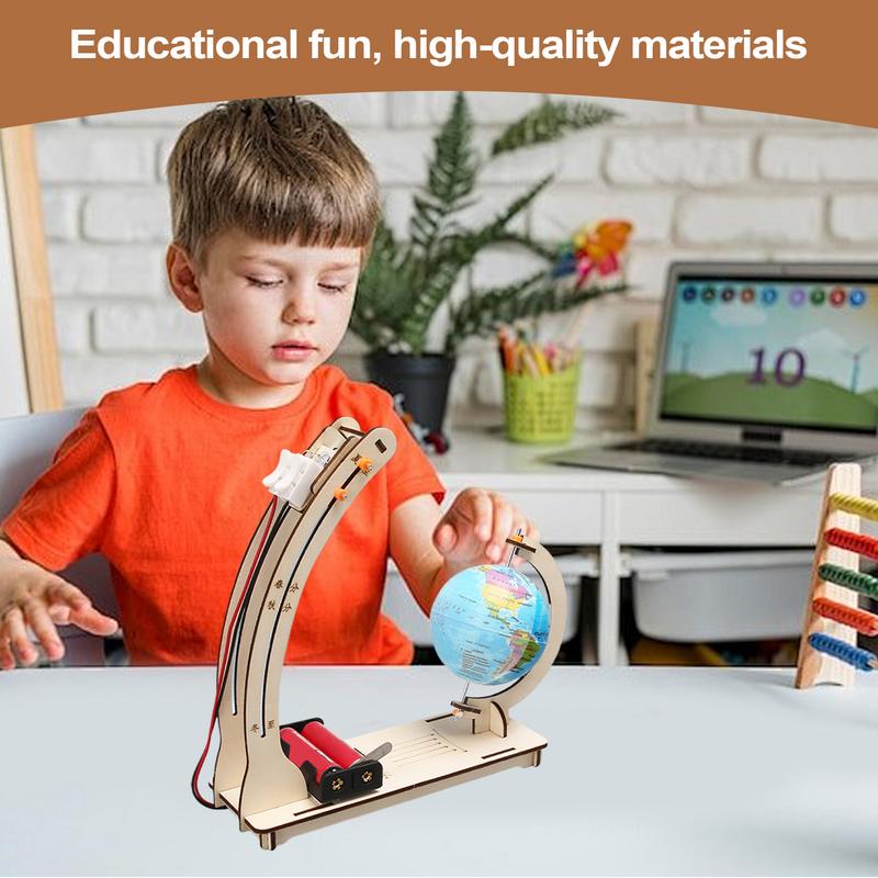나무 위성 모델 만들기 세트 손 공예 건설 조립 프로젝 - Science Project Toys Making 리뷰 및 가격